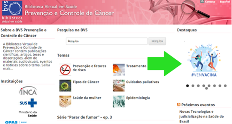 Informações sobre Câncer em Português, Cancer Information in Portuguese